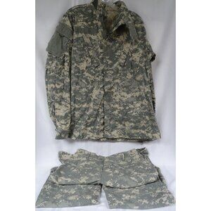 ACU Trousers Small Long & Coat Sm X-Long Digital Camo/Nylon Ripstop Army Combat